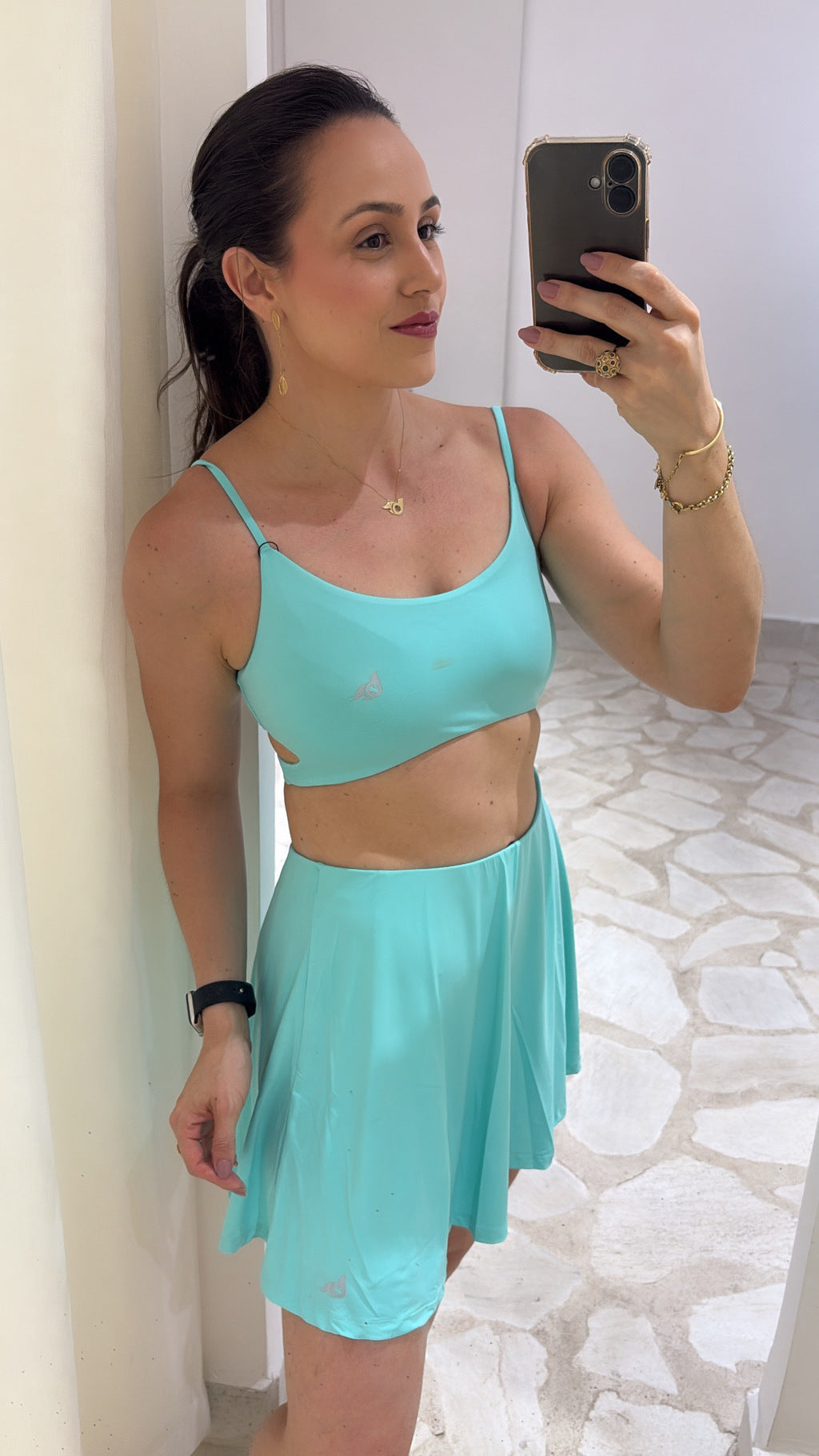 Conjunto - Top Aurora e Saia Elen - Aruba