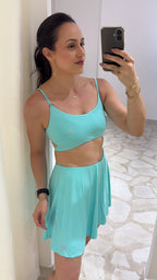 Conjunto - Top Aurora e Saia Elen - Aruba
