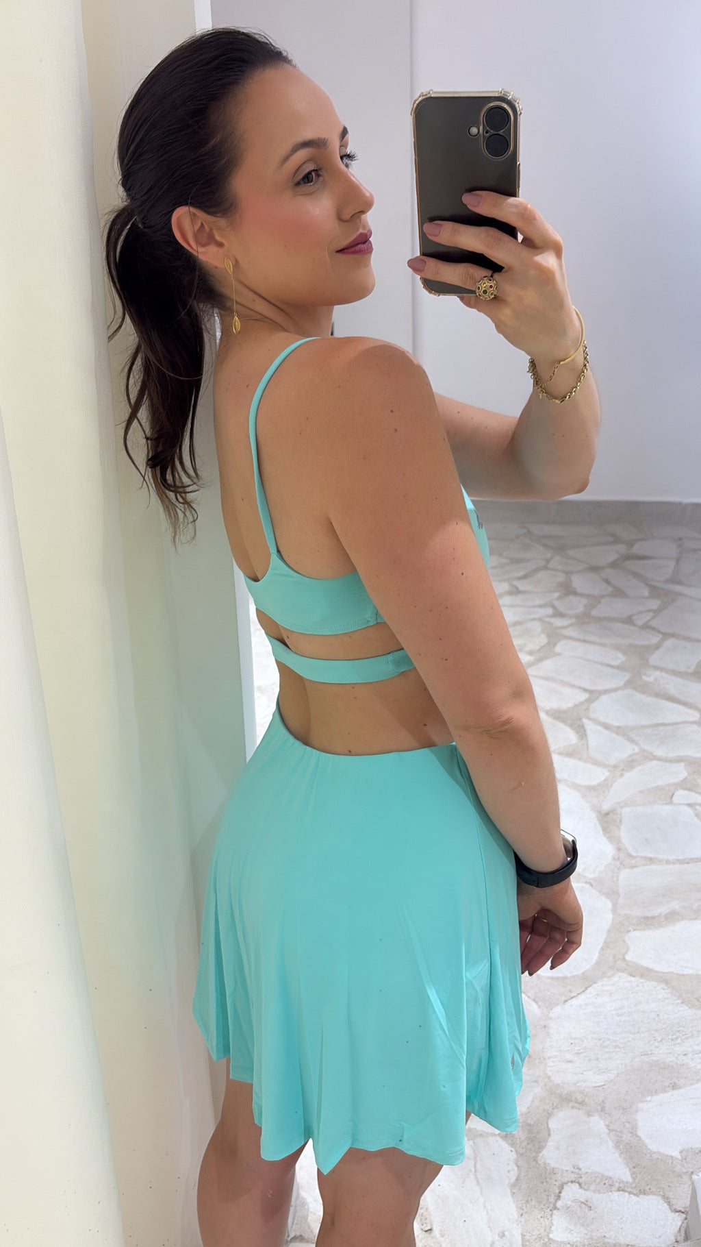 Conjunto - Top Aurora e Saia Elen - Aruba