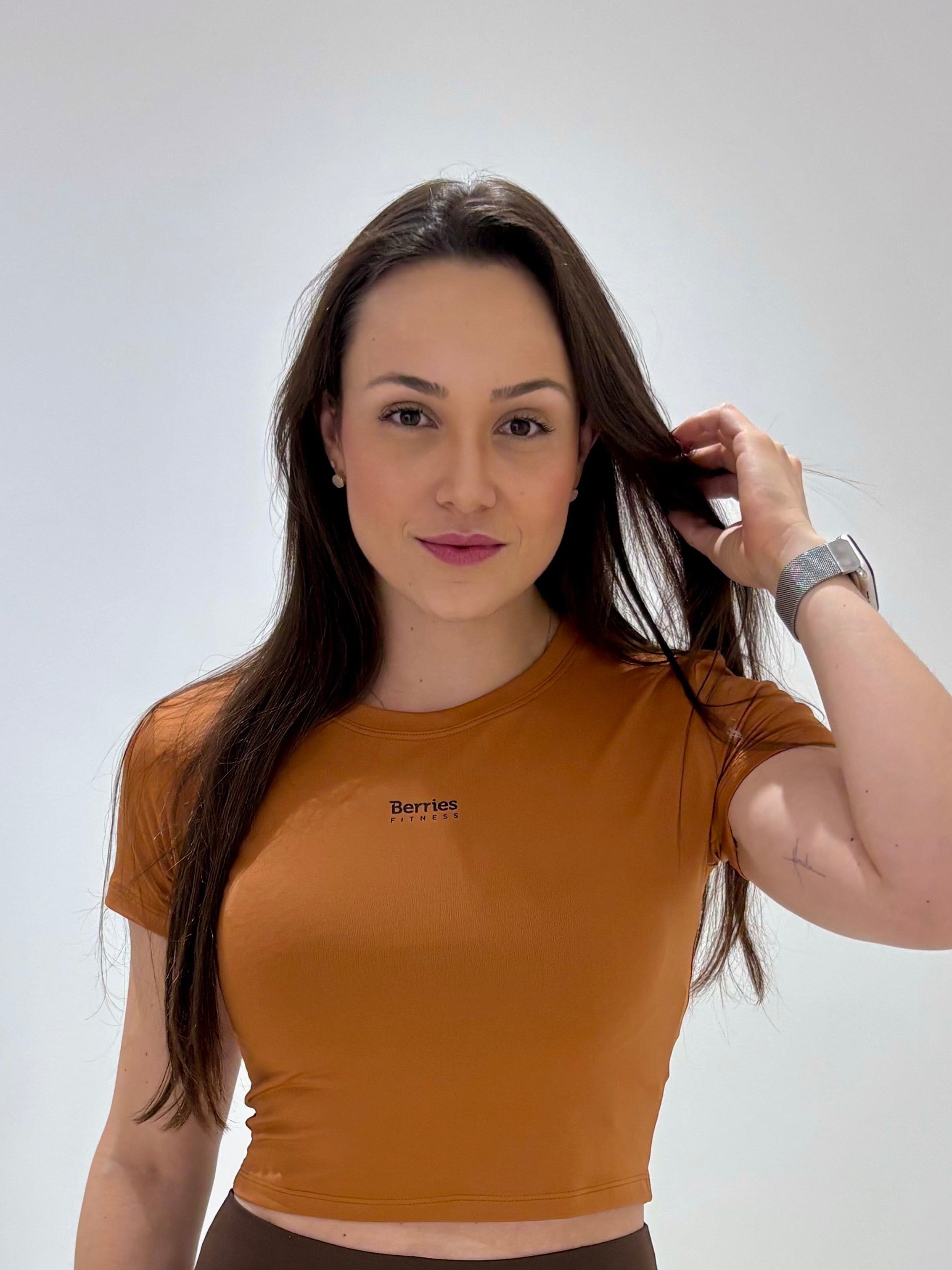 Cropped Brielle - Caramelo