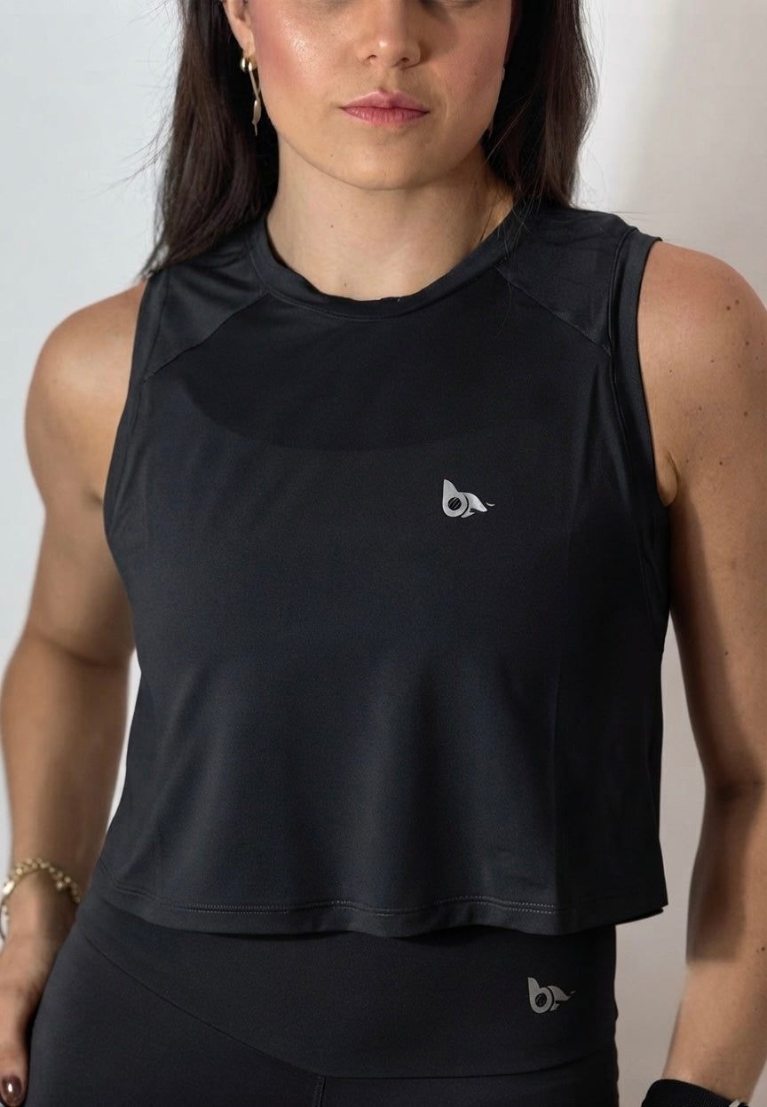 Cropped - Bia - Preto