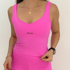 Regata cropped Brisa - Ultra Pink