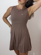 Vestido Fabi - Avelã